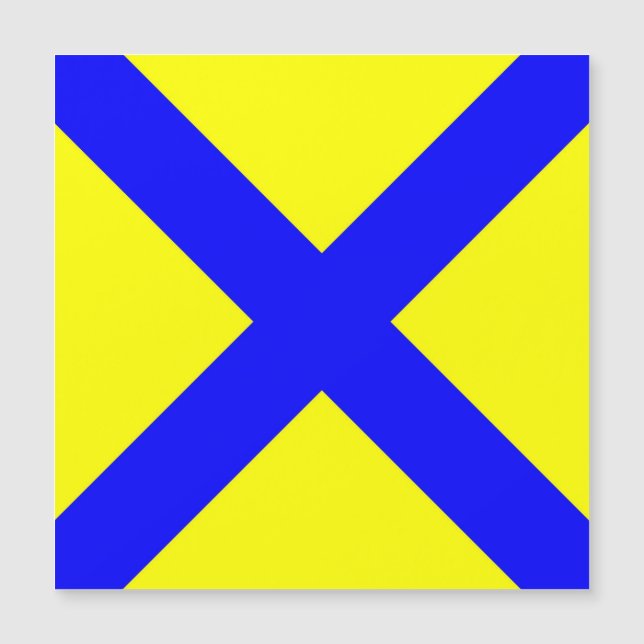 alphabet marin maritime numéro cinq symbole drapea (Devant)