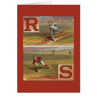 Alphabet R et S de base-ball
