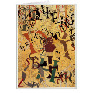 Alphabet vintage Maxfield Parrish