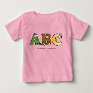 Alphabétimaux T-shirt fille bébé personnalisée