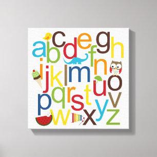 Alphabets modernes Art mural pour enfants