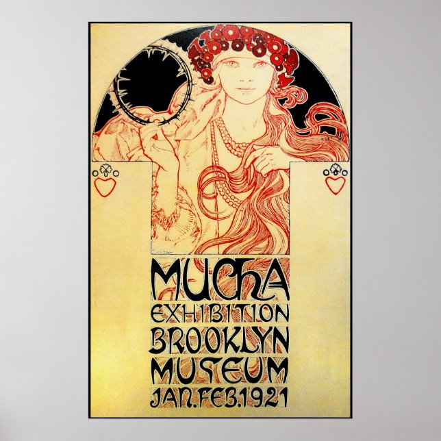Alphones ( Alfons ) Mucha 1921 Affiche de l'exposi (Devant)
