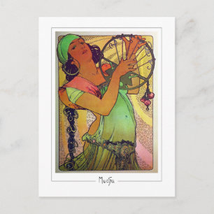 Alphonse Mucha #108 - Carte postale d'art fin