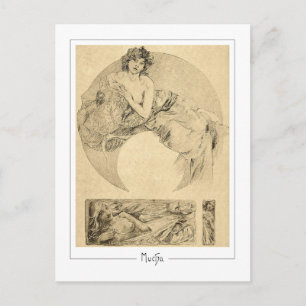 Alphonse Mucha #111 - Carte postale d'art fin