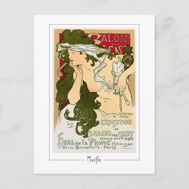 Alphonse Mucha #115 - Carte postale d'art fin (Devant)