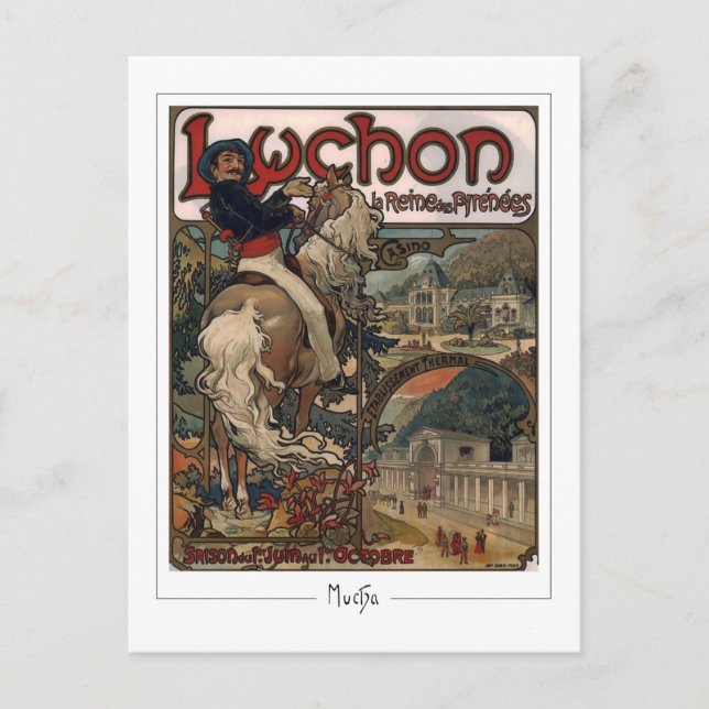 Alphonse Mucha #117 - Carte postale d'art fin (Devant)