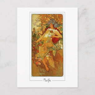 Alphonse Mucha #127 - Carte postale d'art fin