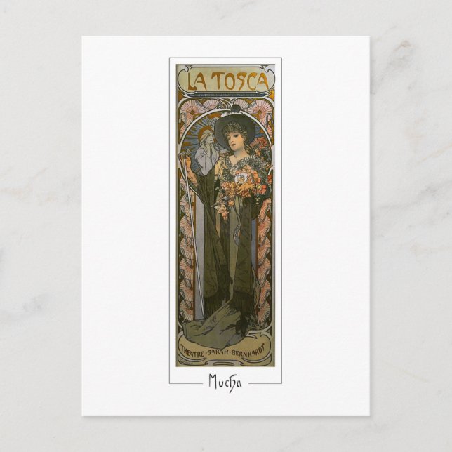 Alphonse Mucha #132 - Carte postale d'art fin (Devant)