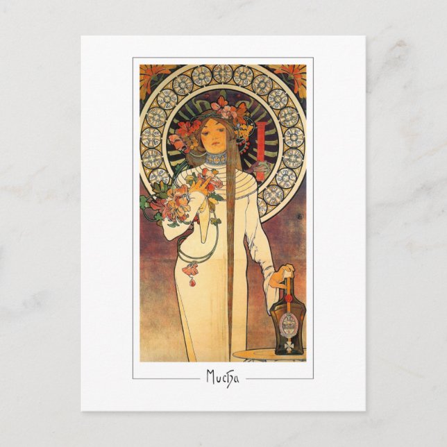 Alphonse Mucha #134 - Carte postale d'art fin (Devant)
