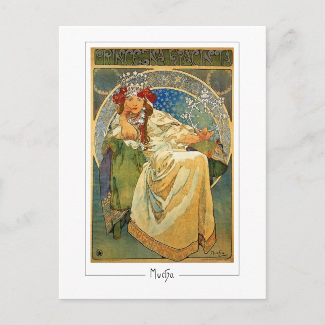 Alphonse Mucha #147 - Carte postale d'art fin (Devant)