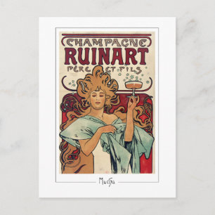 Alphonse Mucha #155 - Carte postale d'art fin