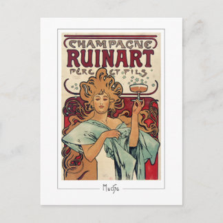 Alphonse Mucha #155 - Carte postale d'art fin