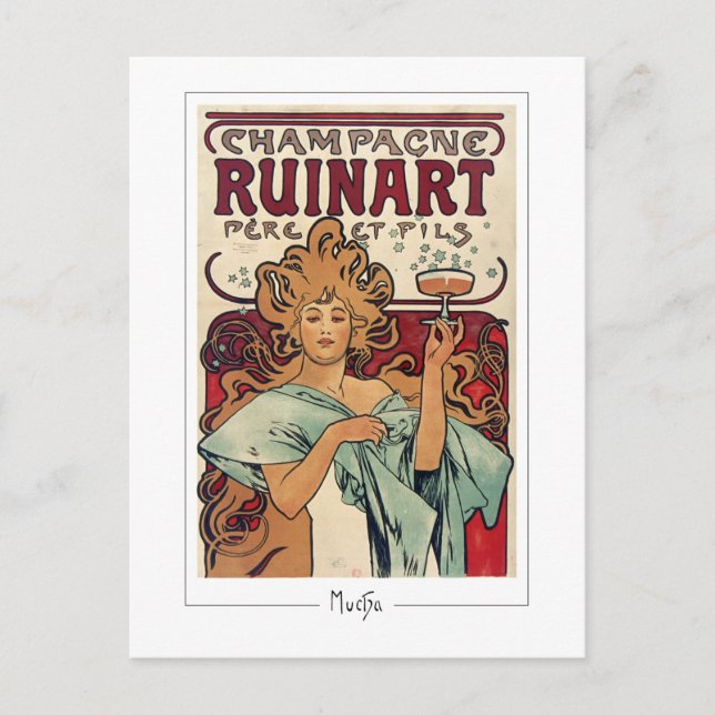 Alphonse Mucha #155 - Carte postale d'art fin (Devant)