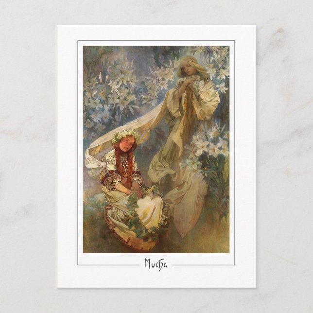 Alphonse Mucha #165 - Carte postale Art (Devant)