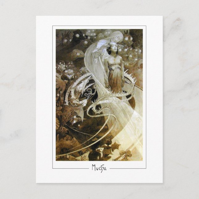 Alphonse Mucha #171 - Carte postale d'art fin (Devant)