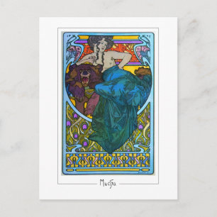 Alphonse Mucha #176 - Carte postale d'art fin