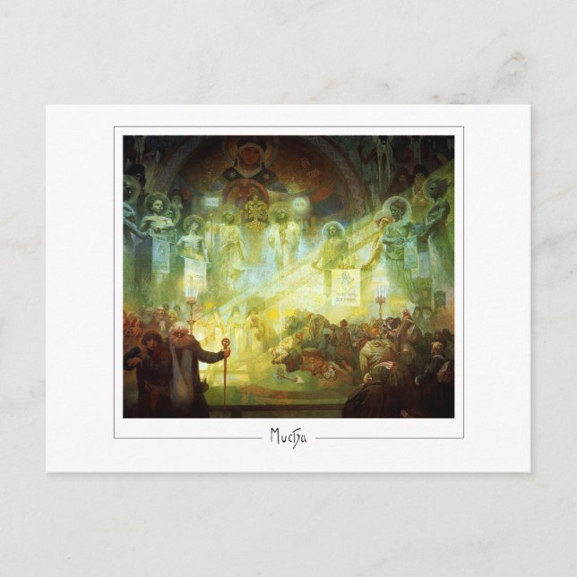 Alphonse Mucha #181 - Carte postale d'art fin (Devant)