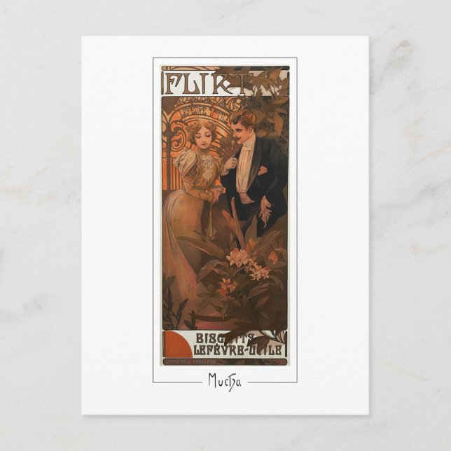 Alphonse Mucha #183 - Carte postale d'art fin (Devant)
