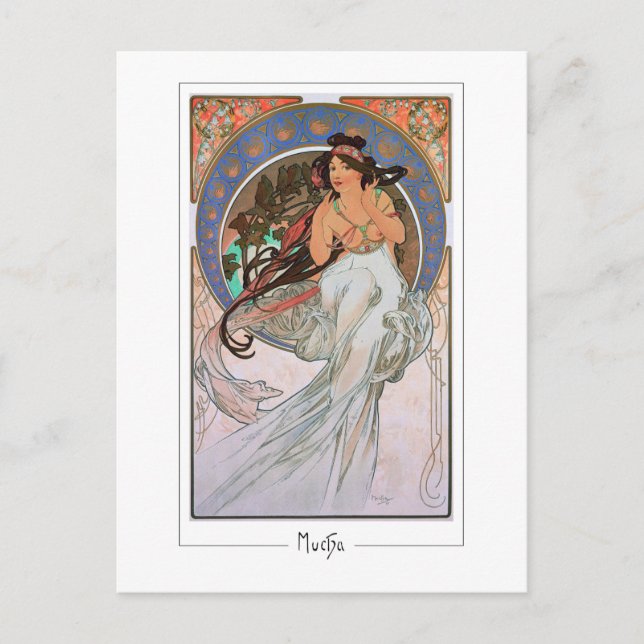 Alphonse Mucha #189 - Carte postale d'art fin (Devant)