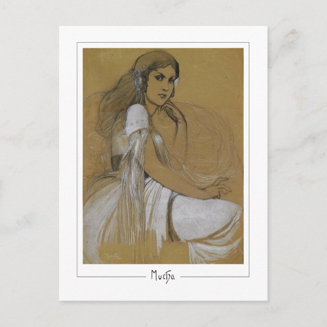 Alphonse Mucha #1 - Carte postale d'art fin (Devant)