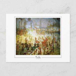 Alphonse Mucha #208 - Carte postale d'art fin