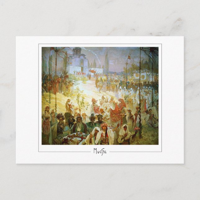 Alphonse Mucha #208 - Carte postale d'art fin (Devant)