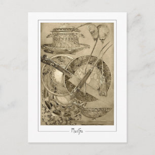 Alphonse Mucha #210 - Carte postale d'art fin