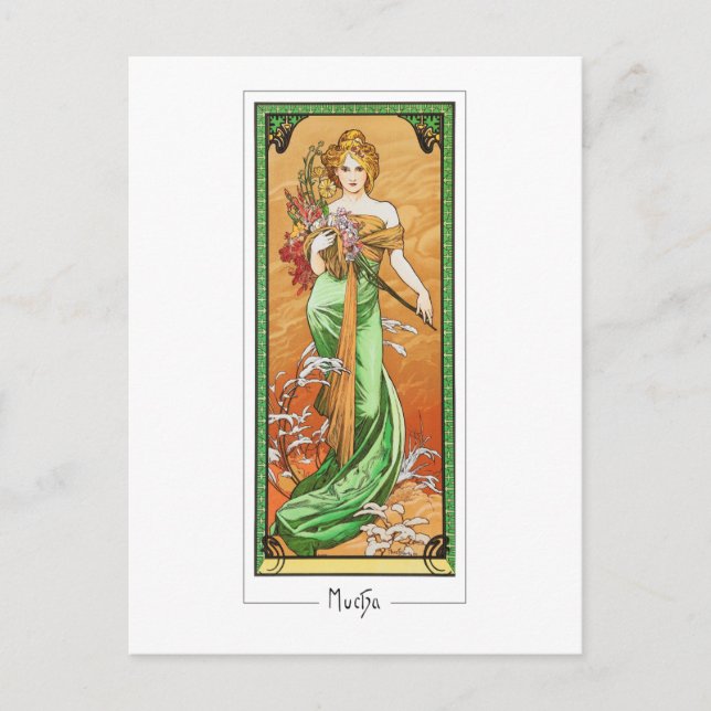 Alphonse Mucha #247 - Carte postale d'art fin (Devant)