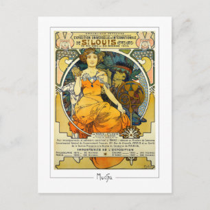 Alphonse Mucha #248 - Carte postale d'art fin