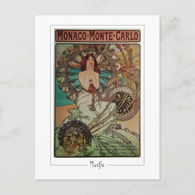 Alphonse Mucha #262 - Carte postale d'art fin (Devant)
