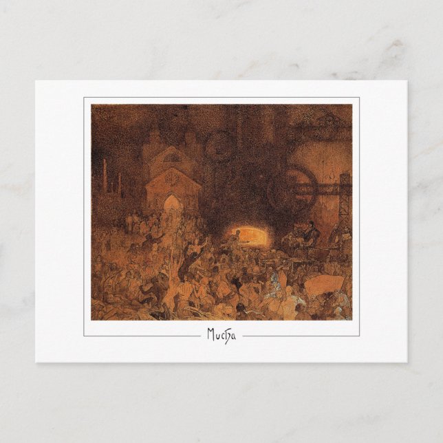 Alphonse Mucha #291 - Carte postale d'art fin (Devant)