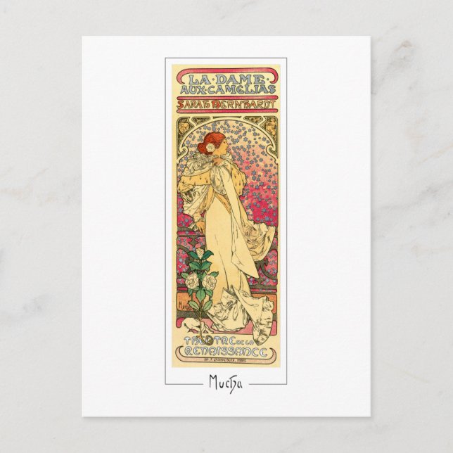 Alphonse Mucha #302 - Carte postale d'art fin (Devant)