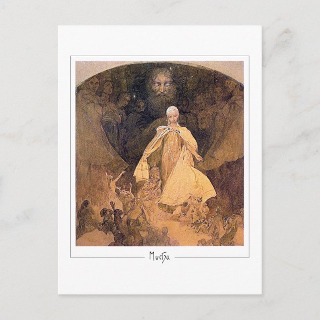 Alphonse Mucha #328 - Carte postale d'art fin (Devant)