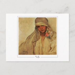 Alphonse Mucha #343 - Carte postale d'art fin
