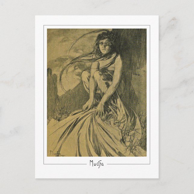 Alphonse Mucha #354 - Carte postale d'art fin (Devant)