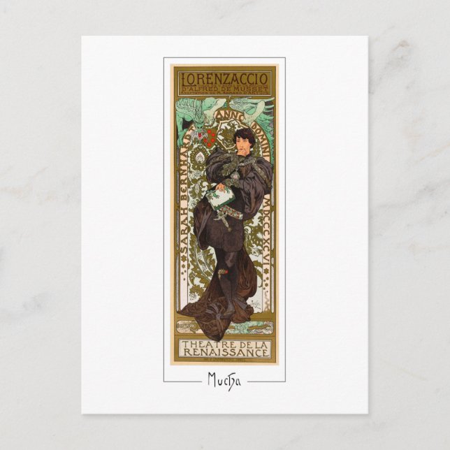 Alphonse Mucha #371 - Carte postale d'art fin (Devant)