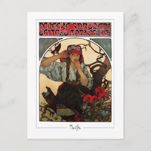Alphonse Mucha #374 - Carte postale d'art fin