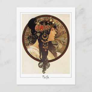 Alphonse Mucha #401 - Carte postale d'art fin
