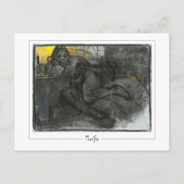 Alphonse Mucha #5 - Carte postale d'art fin (Devant)