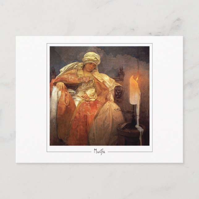 Alphonse Mucha #60 - Carte postale d'art fin (Devant)