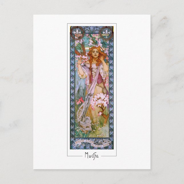 Alphonse Mucha #96 - Carte postale d'art fin (Devant)