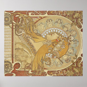 Alphonse Mucha Art Déco