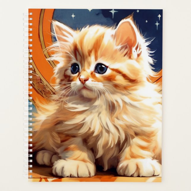 Alphonse Mucha Art Nouveau Chat orange (Devant)
