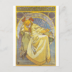 Alphonse Mucha - Carte postale Princess Hyacint