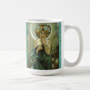 Alphonse Mucha Clair De Lune Mug