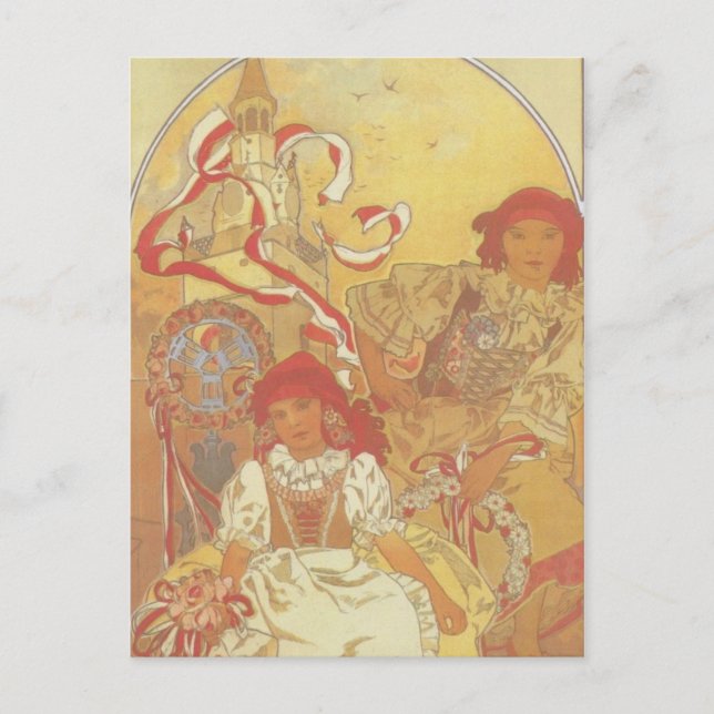 Alphonse Mucha - Exposition 1913 Carte postale (Devant)