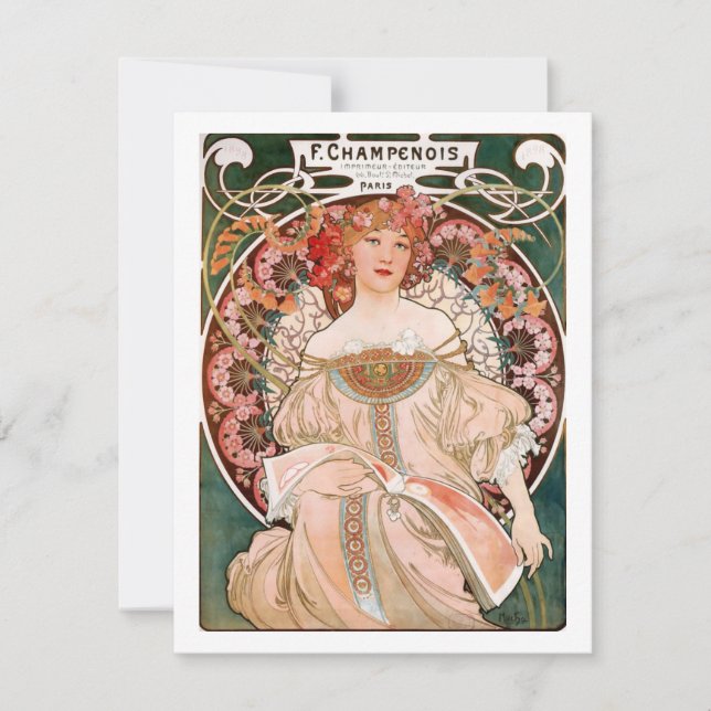 Alphonse Mucha F. Champenois (Devant)