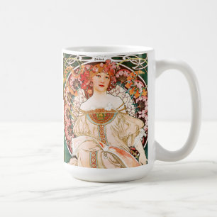 Alphonse Mucha F. Champenois Mug