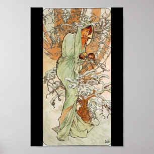 Alphonse Mucha - Impression hivernale