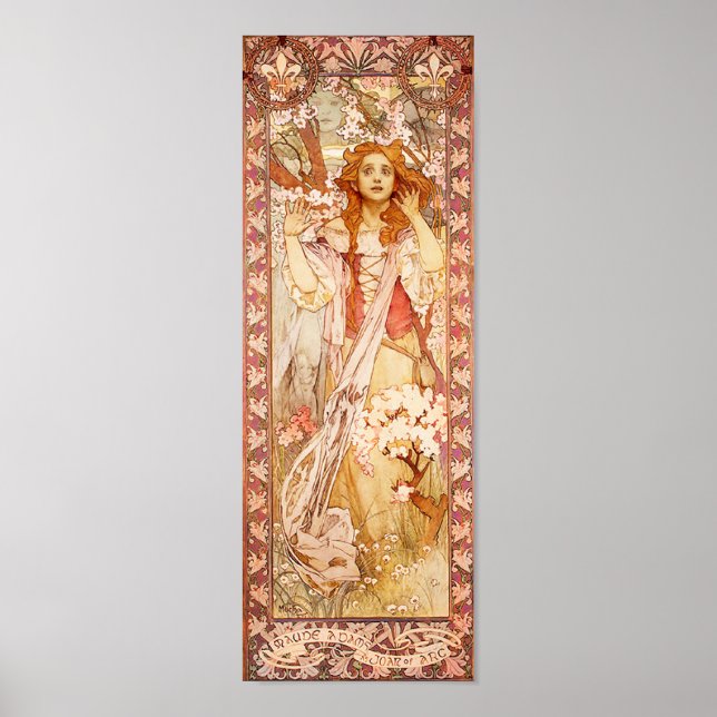 Alphonse Mucha Joan de Arc Poster (Devant)